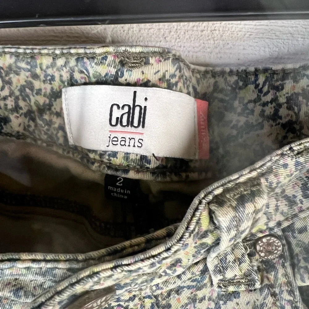 CAbi #5083 Ditsy Floral Skinny Jeans, 2